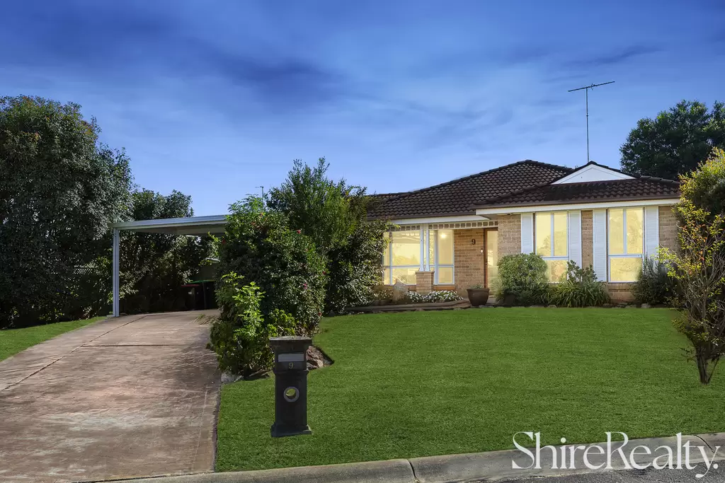 9 Ancilia Close, Quakers Hill Auction by Shire Realty
